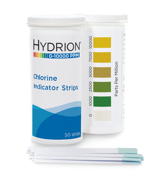 Tira Reactiva Cloro 0-10,000 ppm