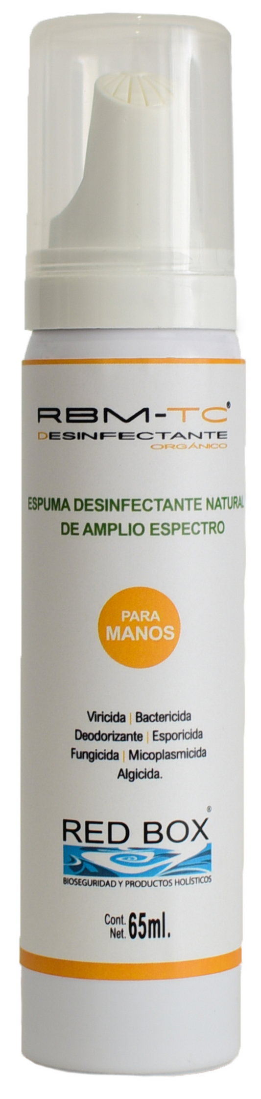 Espuma Desinfectante RBM-TC® Orgánico para Manos