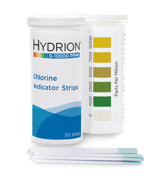Tira Reactiva Cloro 0-10,000 ppm