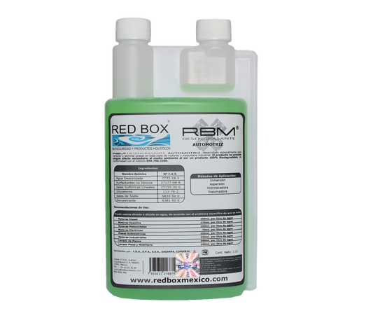 Desengrasante Automotriz Motor RBM | Red Box Mexico