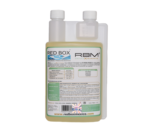 Desoxidante RBM Quita Oxido Industrial | Red Box Mexico