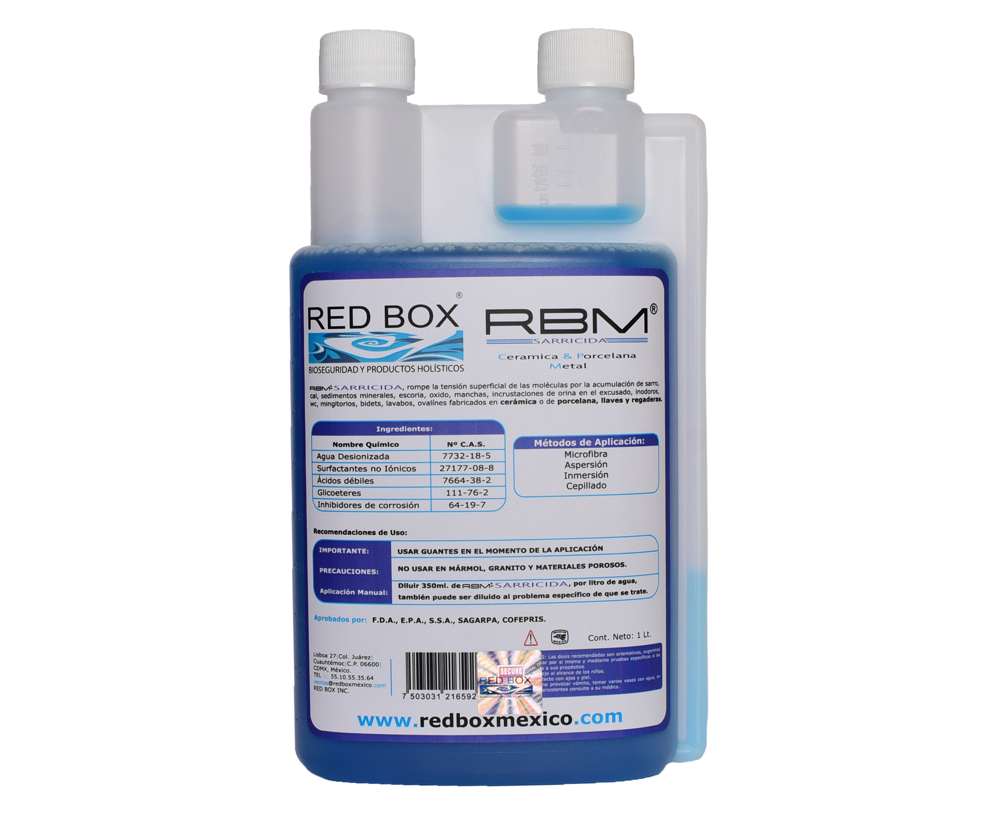 Sarricida RBM Elimina Sarro | Red Box Mexico