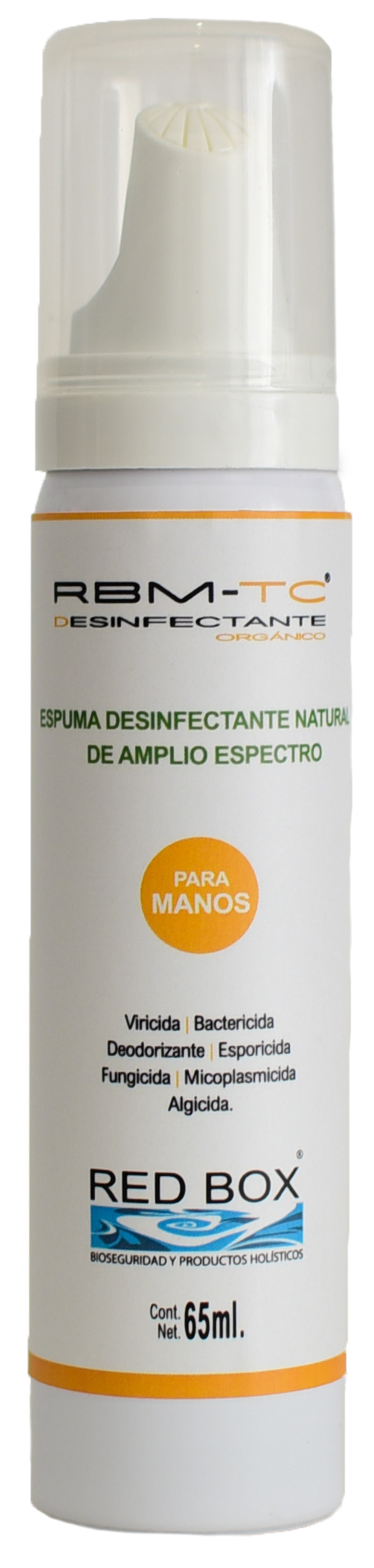 Espuma Desinfectante RBM-TC® Orgánico para Manos 