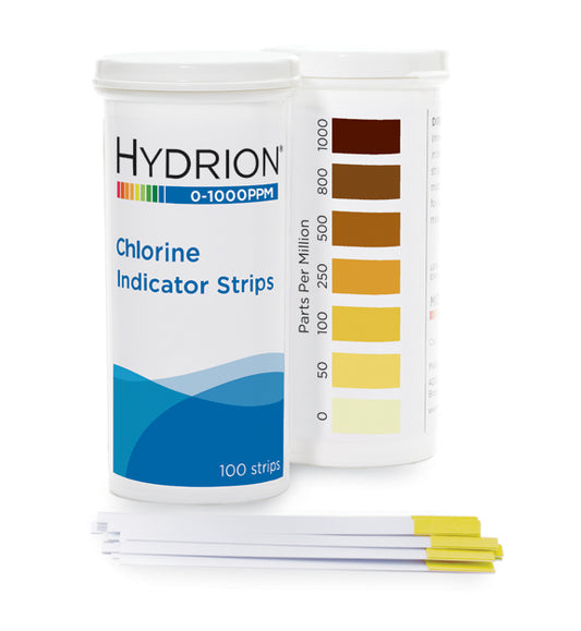 Tira Reactiva Cloro 0-1000 ppm Hydrion | Red Box Mexico