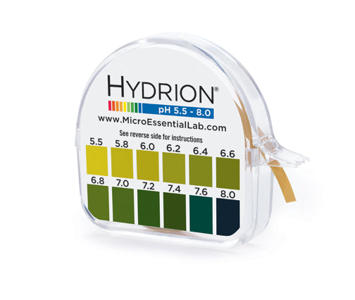 Tira Reactiva pH Orina y Saliva 5.5-8.0 Hydrion | Red Box Mexico