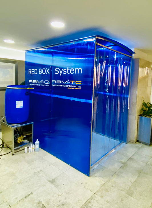 Tunel Inox Desinfeccion Personal Red Box System | Red Box Mexico
